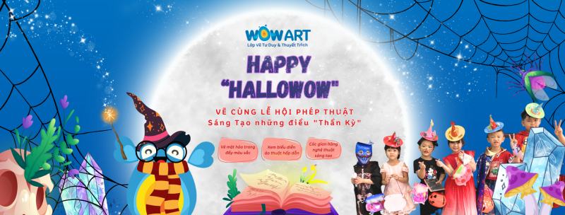 Wow Art tưng bừng mùa Halloween với nhiều hoạt động bổ ích