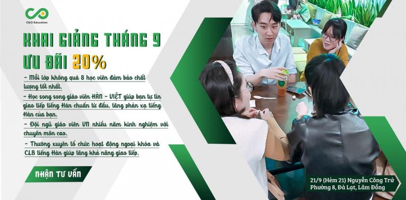 Trung tâm Ngoại ngữ C&O - Tiếng Hàn Đà Lạt