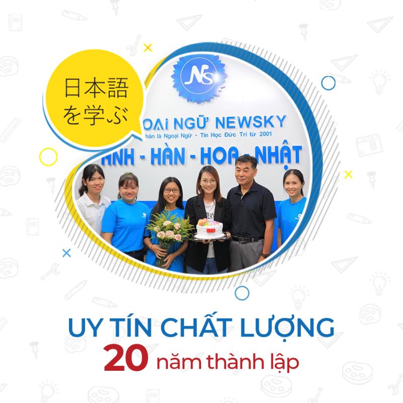 Trung tâm ngoại ngữ NEWSKY uy tín, chất lượng với các ngoại ngữ Anh-Hàn-Hoa-Nhật