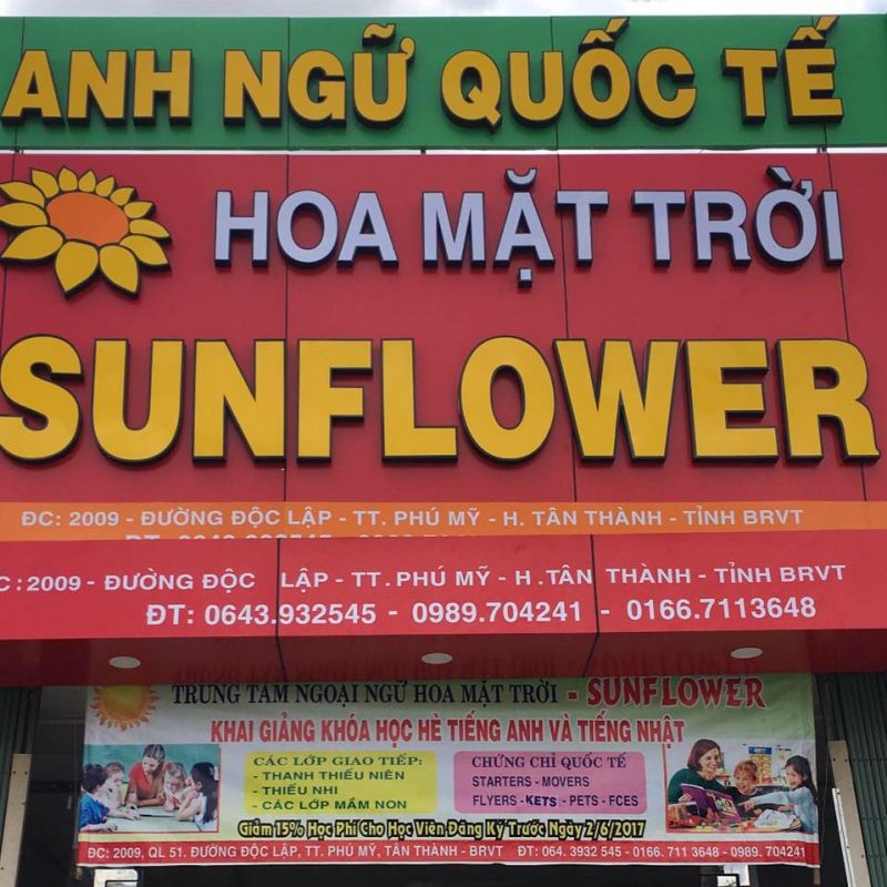 Trung Tâm Ngọai Ngữ Sunflower