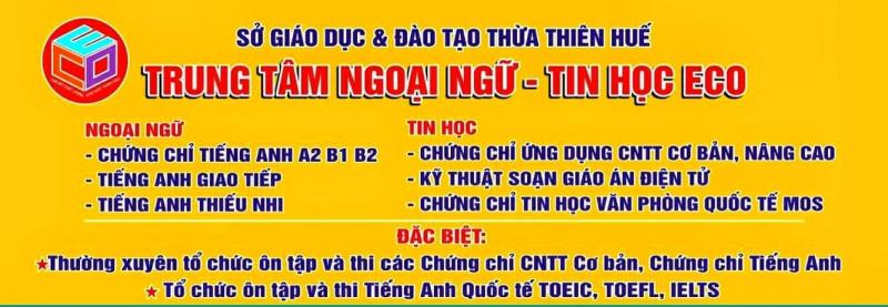 Trung Tâm Ngoại Ngữ - Tin Học ECO