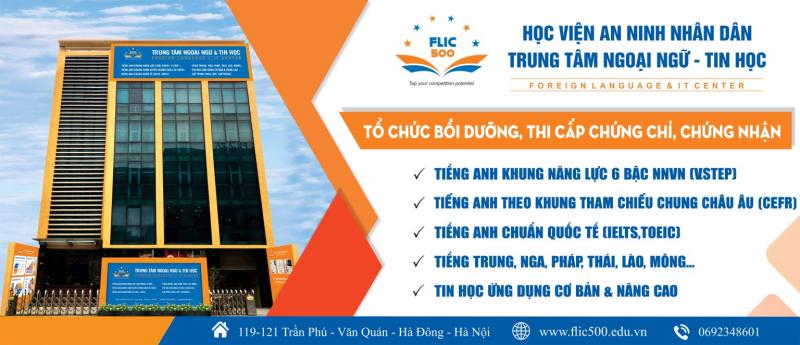 Trung tâm Ngoại ngữ - Tin học thuộc Học Viện An Ninh Nhân Dân