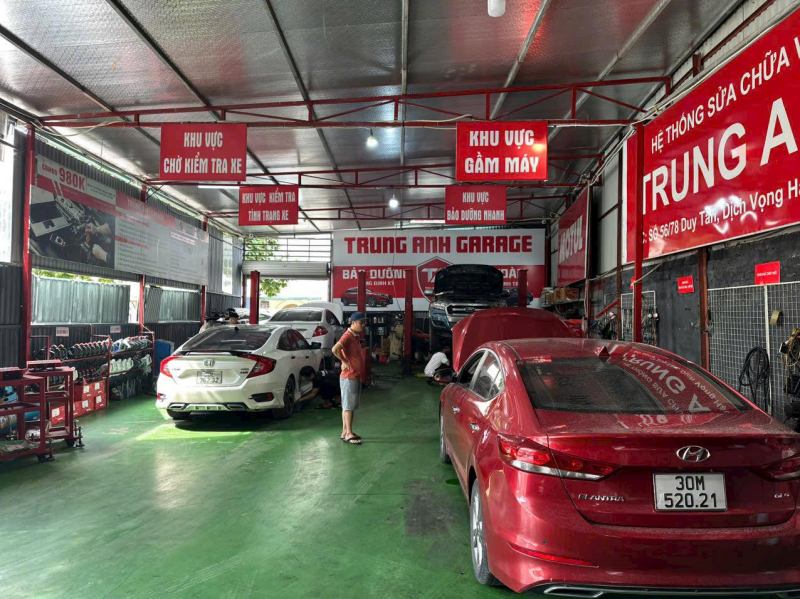 Trung Tâm Sửa Chữa Ô Tô Trung Anh Garage