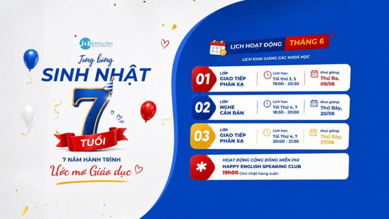 Trung tâm tiếng Anh J&K English