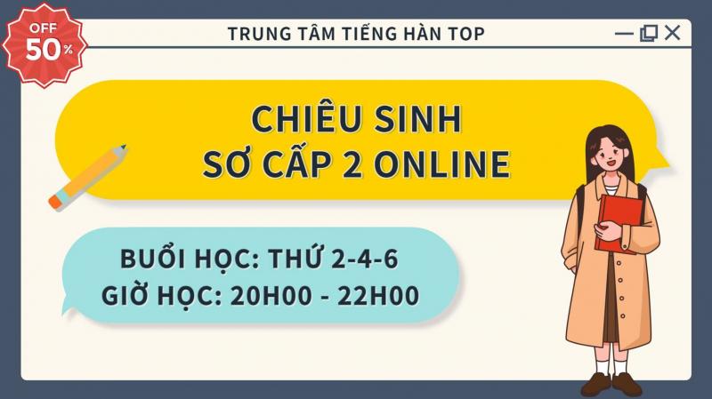 Trung tâm tiếng Hàn TOP - 어학원