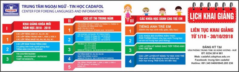 Trung Tâm Tin Học Ngoại Ngữ Cadafol