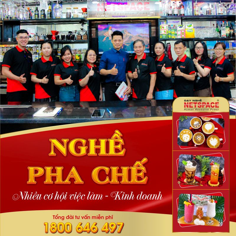 Học pha chế tại Netspace