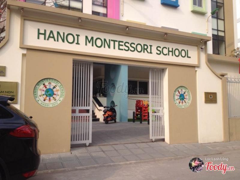 Cồng trường mầm non Hà Nội Montessori