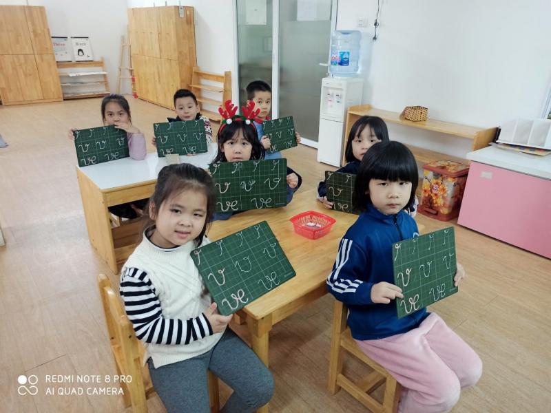 Lớp học tại Trường mầm non Lami Montessori