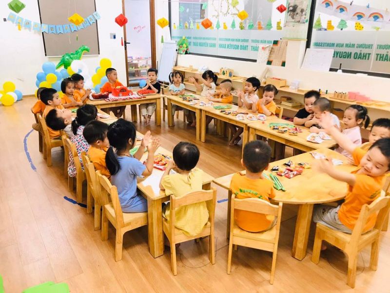 Trường mầm non Montessori Thảo Nguyên Xanh