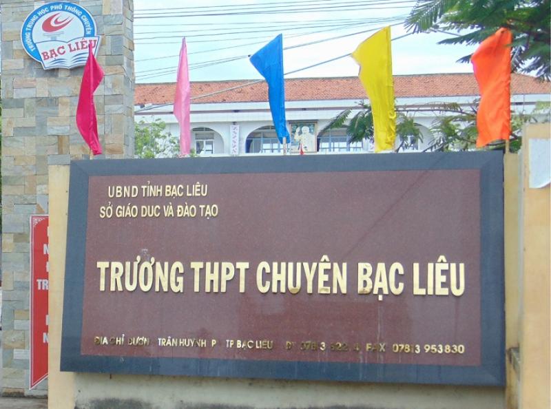 Trung học Phổ Thông Chuyên Bạc Liêu