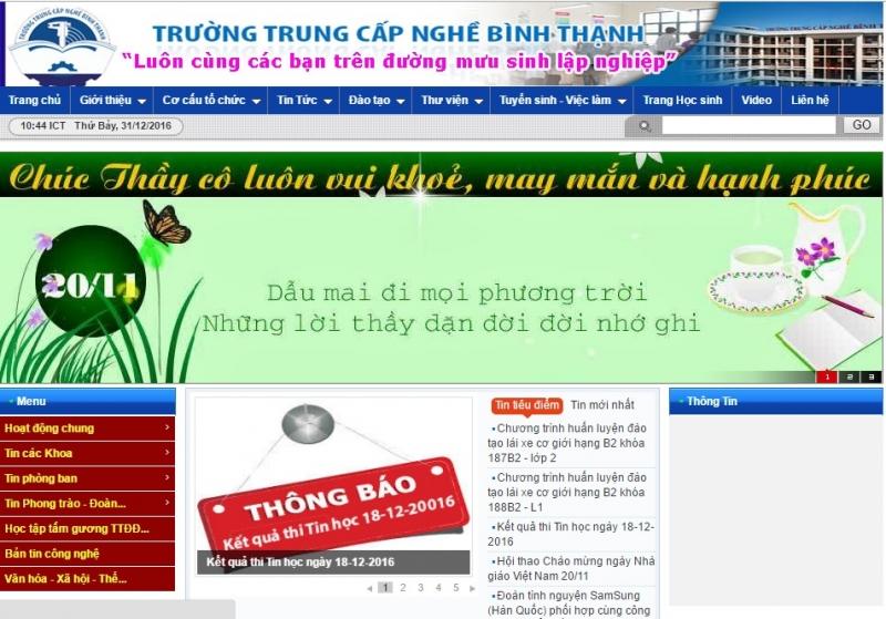 Trường trung cấp nghề Bình Thạnh