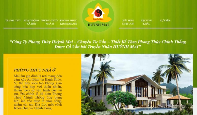 Website của Truyền nhân Huỳnh Mai
