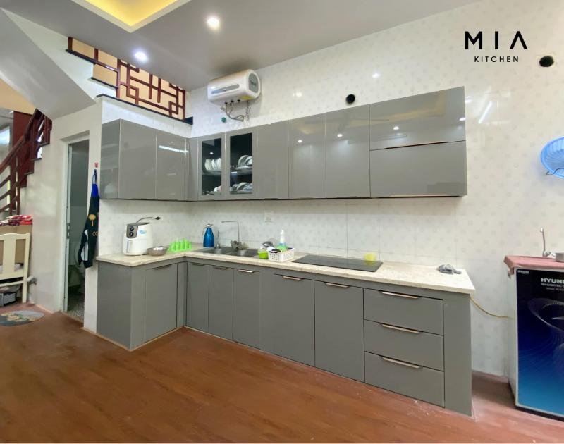 Tủ Bếp Inox Cánh Kính MIA