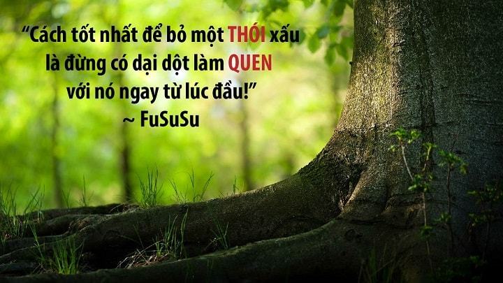 Từ bỏ thói quen xấu