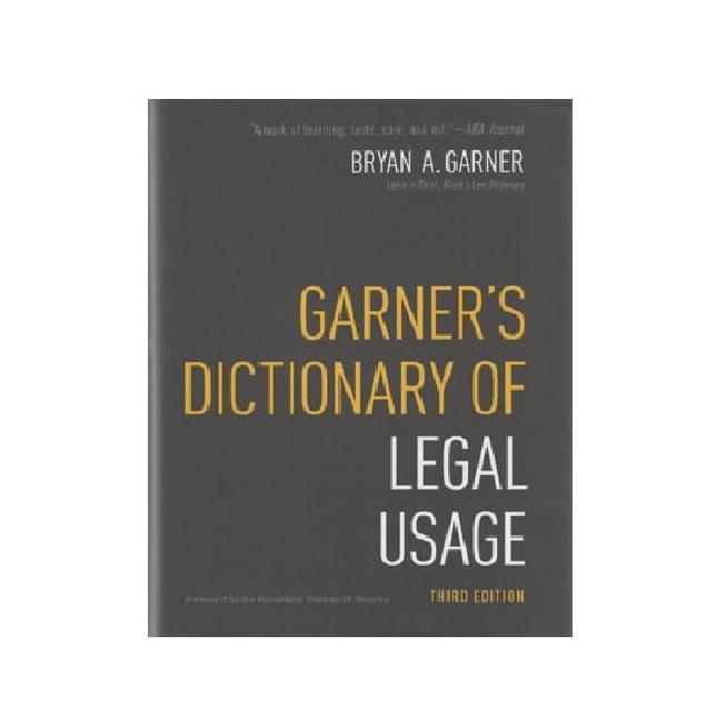 Từ điển sử dụng hợp pháp của Garner do Bryan A. Garner biên soạn