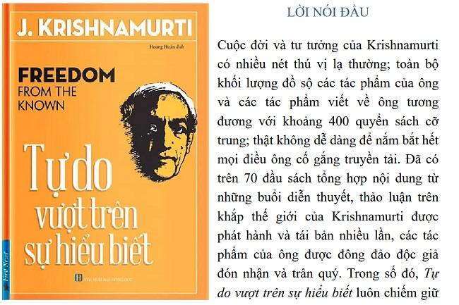 Tự do vượt trên sự hiểu biết