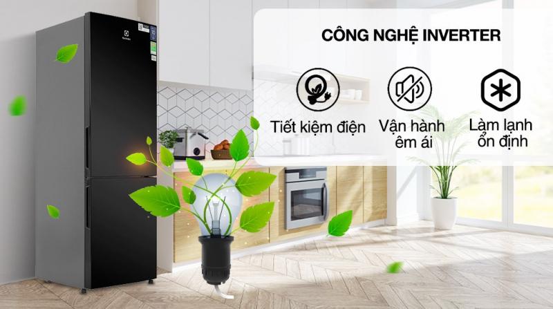 Tủ lạnh Electrolux 253L,2 cánh EBB2802K-H