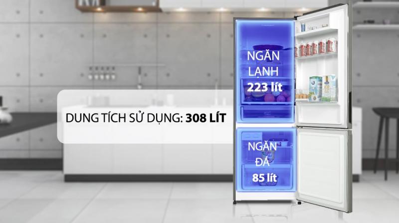 Tủ lạnh Electrolux Inverter 308 lít - EBB3402K-A