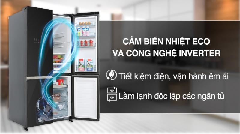 Tủ lạnh Hitachi Inverter 569 lít R-WB640VGV0 (GMG)