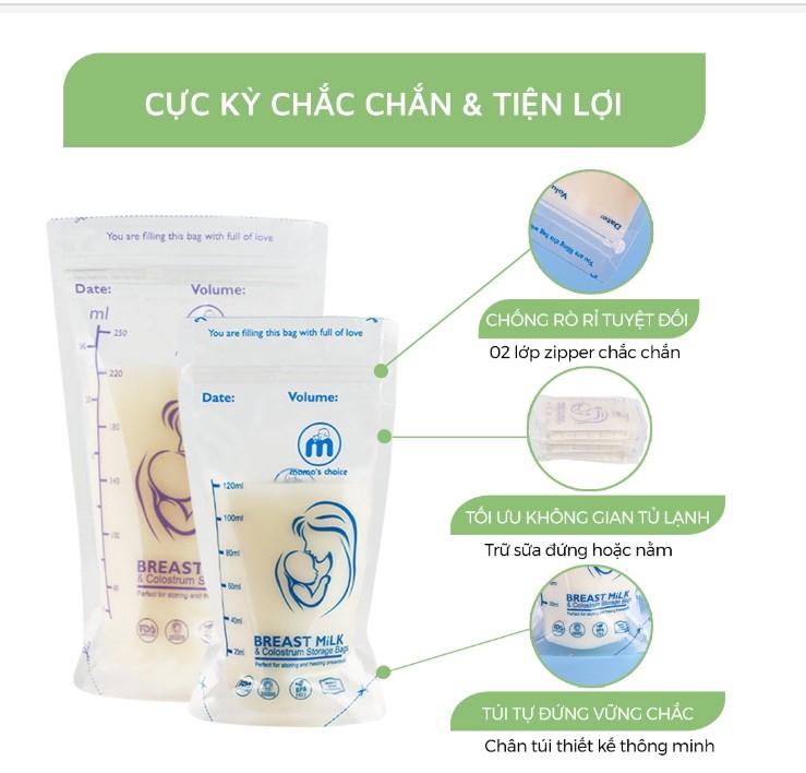 Túi trữ sữa Mama's Choice