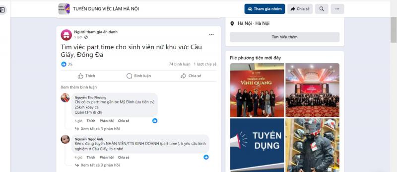 Tuyển dụng làm Hà Nội