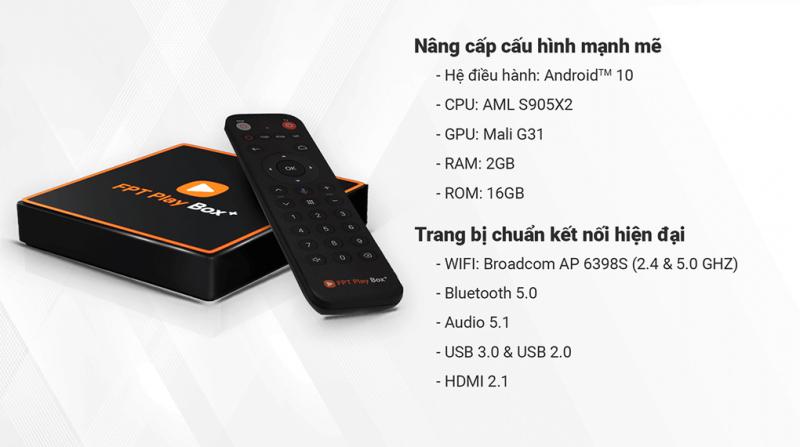 TV Box FPT Play Box+ T550