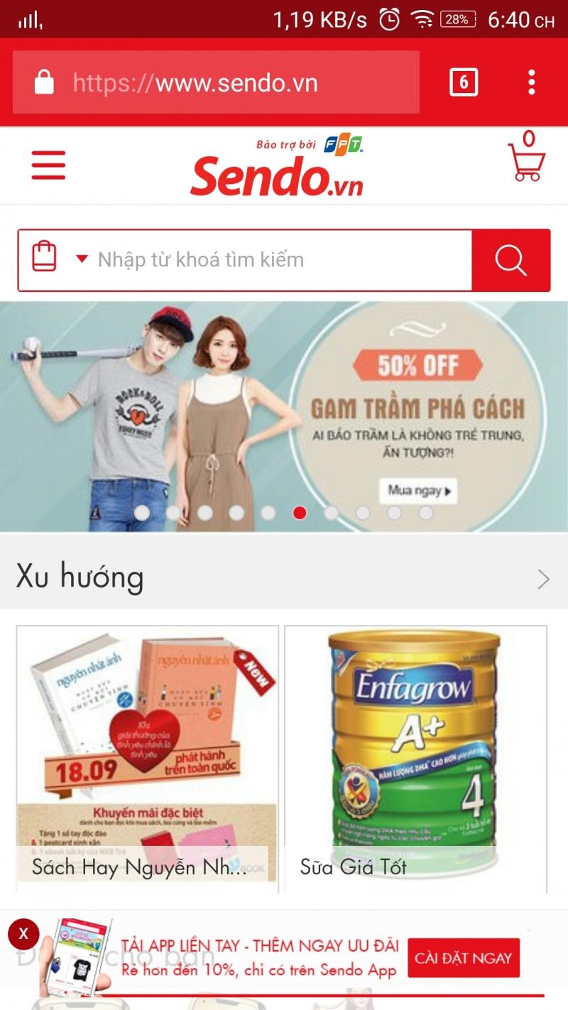 Ứng dụng mua sắm online