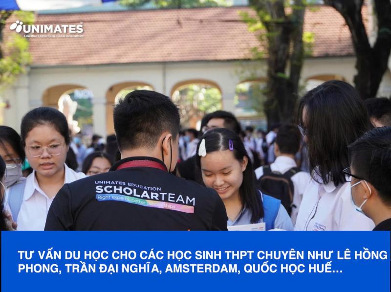 Tư vấn du học cho các học sinh THPT chuyên như Lê Hồng Phong, Trần Đại Nghĩa, Amsterdam, Quốc Học Huế...