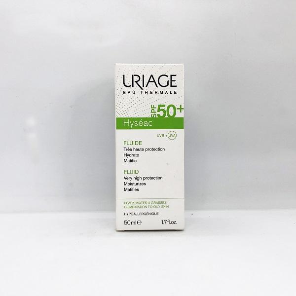 Kem chống nắng Uriage Hyseac Fluide SPF50+