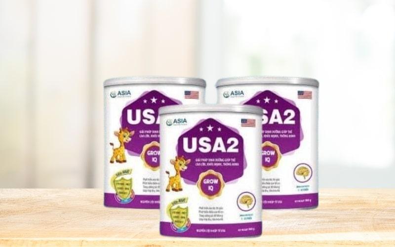 USA2 Grow IQ – Sữa tăng chiều cao và trí não cho trẻ 15 tuổi