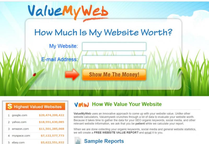 ValueMyWeb