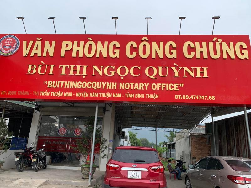 Văn phòng công chứng Bùi Thị Ngọc Quỳnh