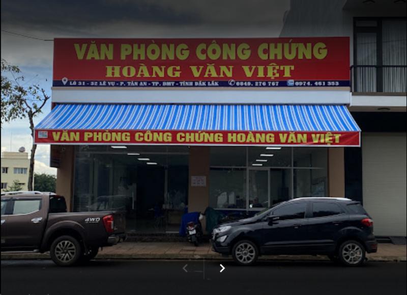 Văn phòng công chứng Hồng Văn Việt