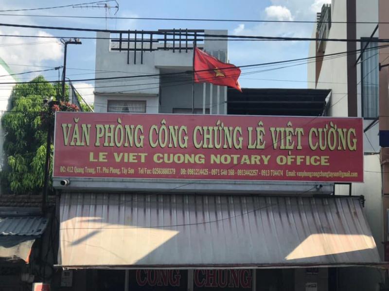 Văn phòng công chứng Lê Việt Cường