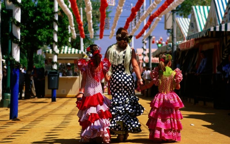 Váy Flamenco, Andalusia - Tây Ban Nha