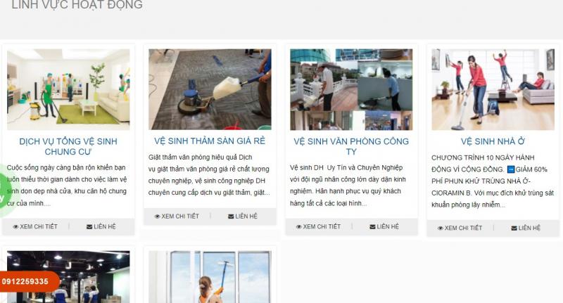 Vệ sinh công nghiệp DH 24h