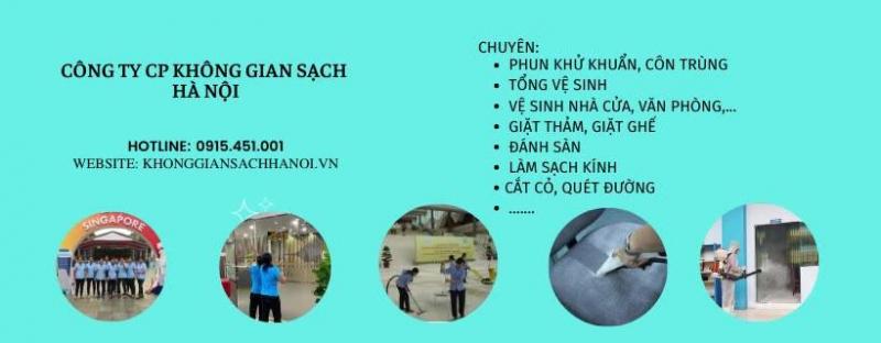 Vệ sinh công nghiệp Không Gian Sạch Hà Nội