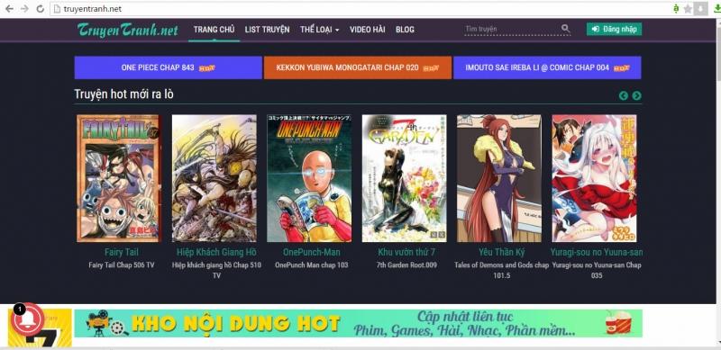 Trang web đọc truyện online được yêu thích nhất tại Việt Nam