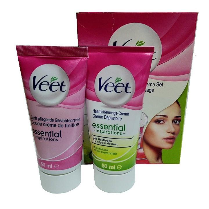 Veet Essential Inspirations Facial Hair Removal Cream Set