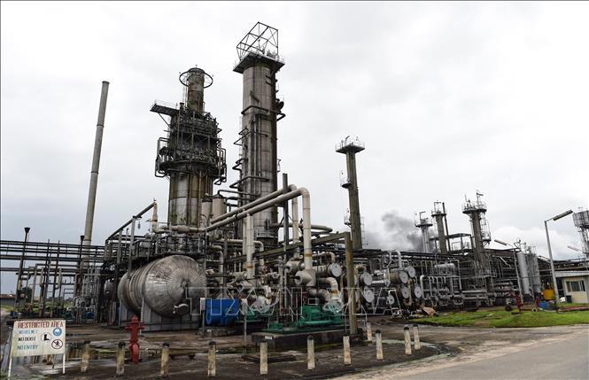 Một cơ sở khai thác dầu tại Delta, Nigeria