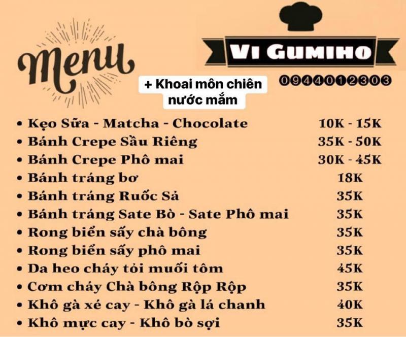 Quán ăn vặt ngon nhất Cà Mau