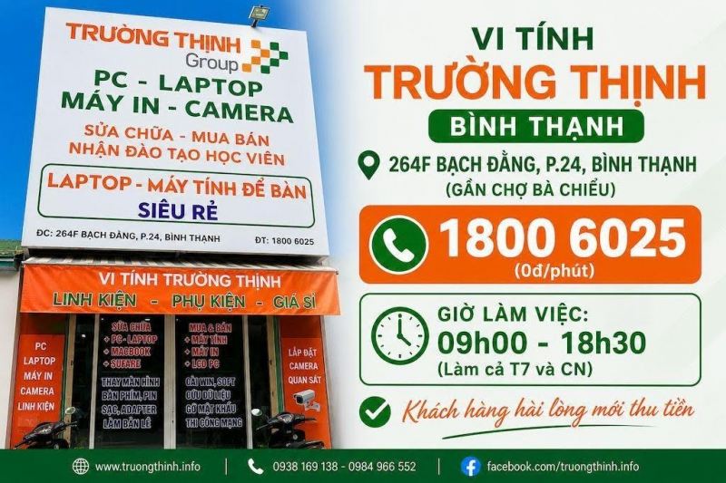 Công Ty Chuyên Sửa máy tính PC Laptop Trường Thịnh Group - Truongthinh.info
