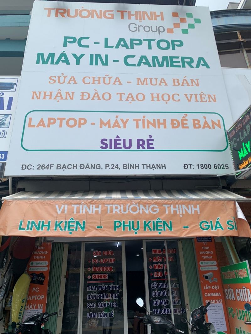 Vi Tính Trường Thịnh Bình Thạnh - Trường Thịnh Group | 264F Bạch Đằng, P.24, Quận Bình Thạnh - Chuỗi hơn 10+ Cửa Hàng Ở Tphcm