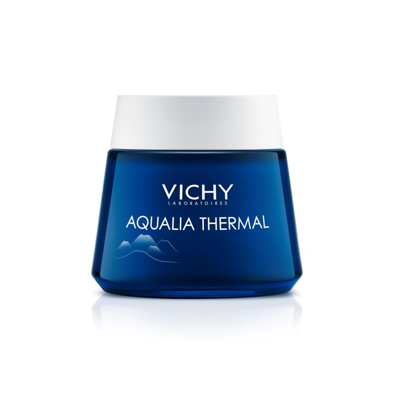 Kem dưỡng dạng mặt nạ ngủ dưỡng ẩm giúp làm sáng da Vichy Aqualia Thermal Night Spa