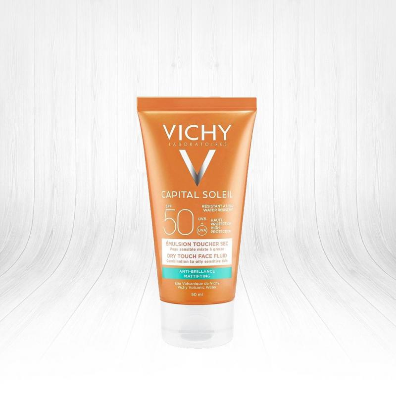 Kem chống nắng Vichy Capital Soleil Mattifying Dry Touch Face Fluid