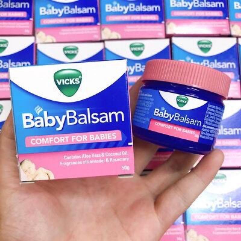 Vicks Baby Balsam- Dầu bôi giữ ấm, giảm ho cho bé