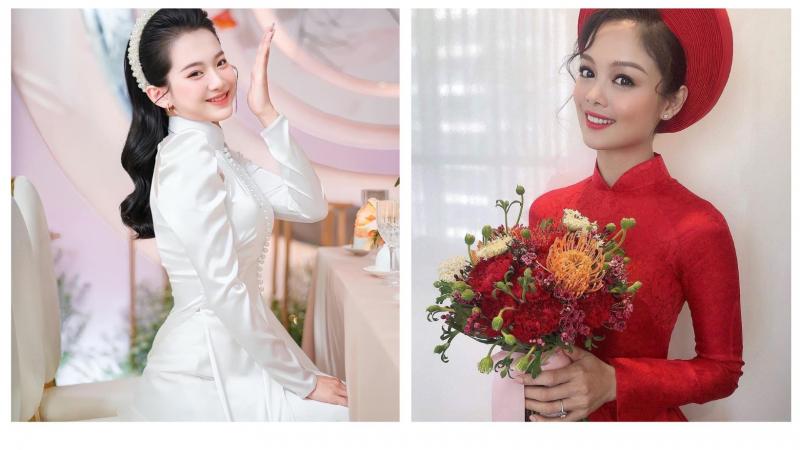 Mẫu áo dài cưới tại VICKY LEE Bridal