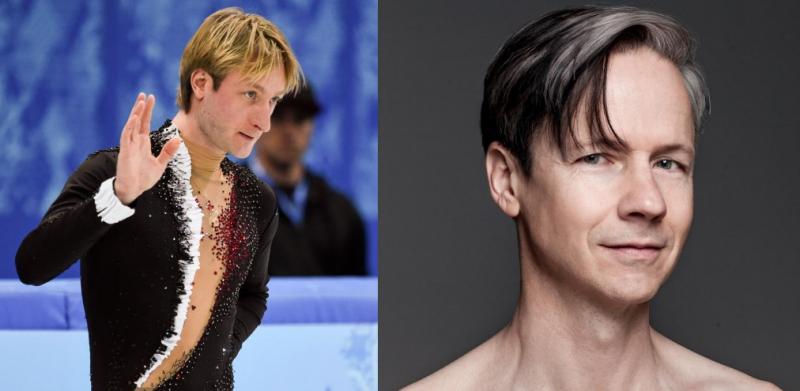 Evgeni Plushenko và John Cameron Mitchell