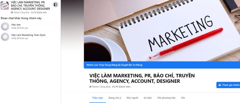 Việc làm Marketing, PR, Báo chí, Truyền thông, Agency, Account, Designer